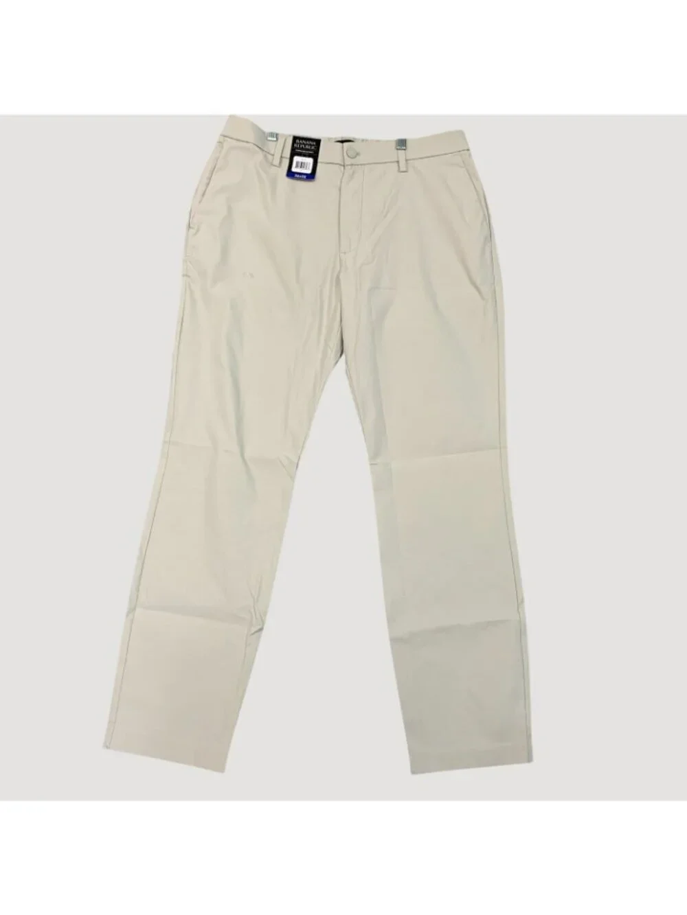 NWT Banana Republic Men’s 36X32 Beige Commuter Flex Tech Pants Polyester